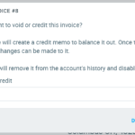 Invoices - Voiding & Crediting