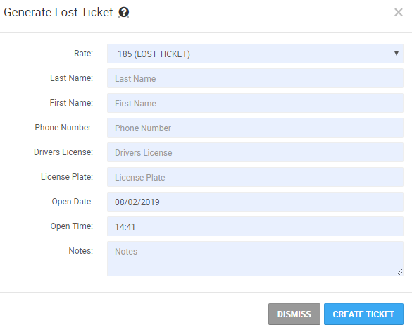 Lost Ticket