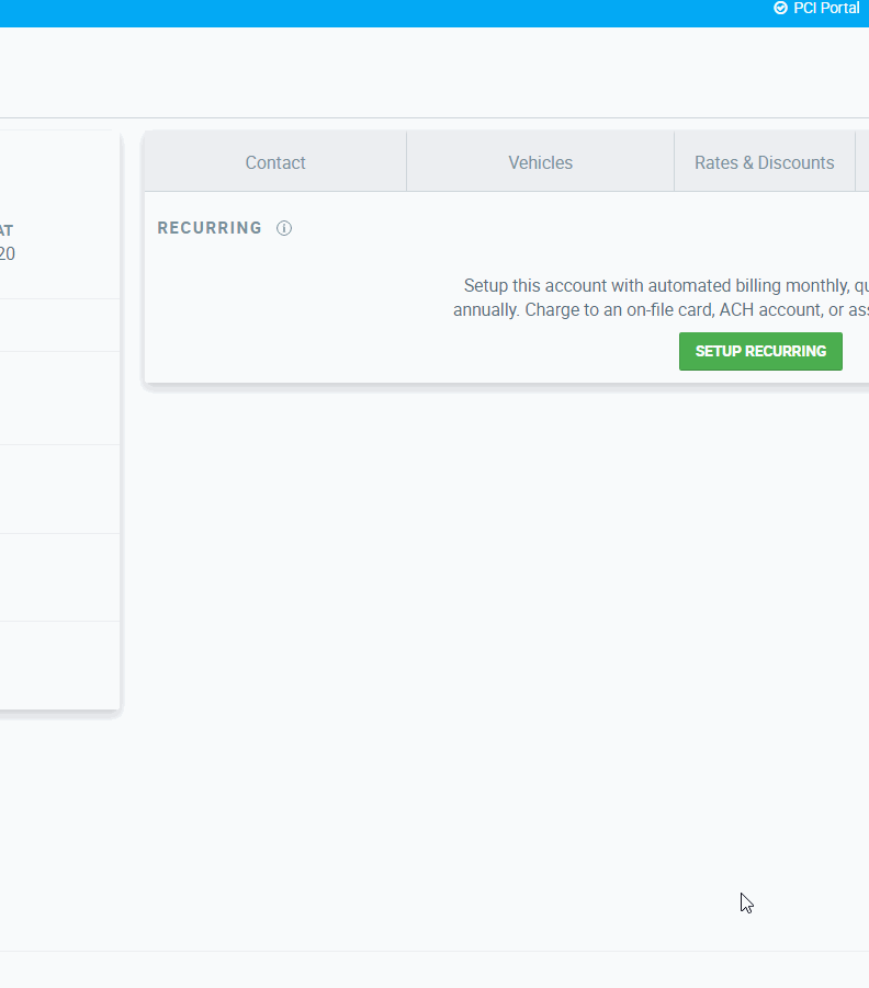 Recurring Modal Example